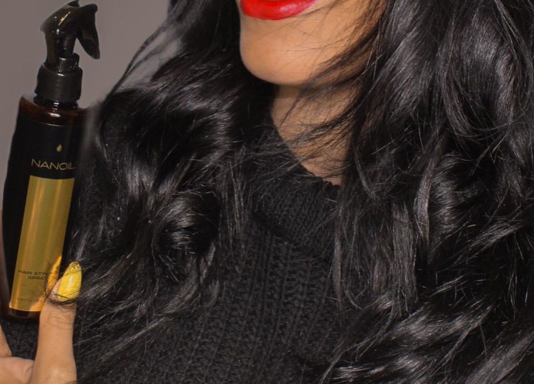 nanoil hair styling spray